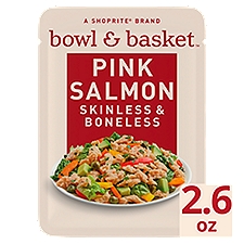 Bowl & Basket Skinless & Boneless Pink Salmon, 2.6 oz, 2.6 Ounce