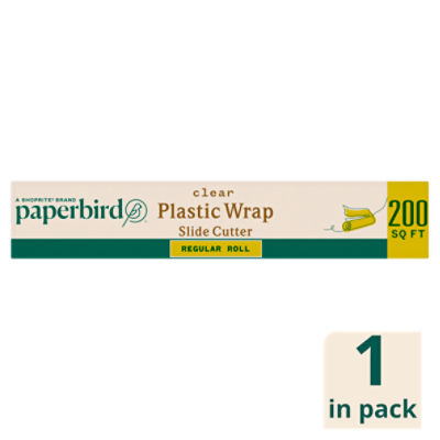 Paperbird Slide Cutter Clear Plastic Wrap