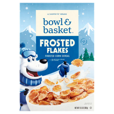 Bowl & Basket Frosted Flakes Corn Cereal, 3.5 oz, 13.5 Ounce