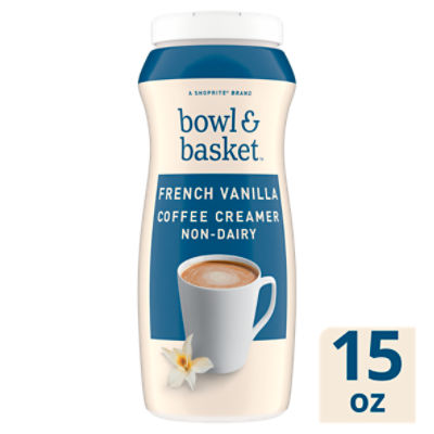 Bowl & Basket French Vanilla Coffee Creamer Non-Dairy, 15 oz, 15 Ounce