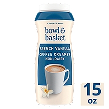 Bowl & Basket French Vanilla Coffee Creamer Non-Dairy, 15 oz, 15 Ounce