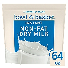 Bowl & Basket Instant Non-Fat Dry Milk, 64 oz, 64 Ounce
