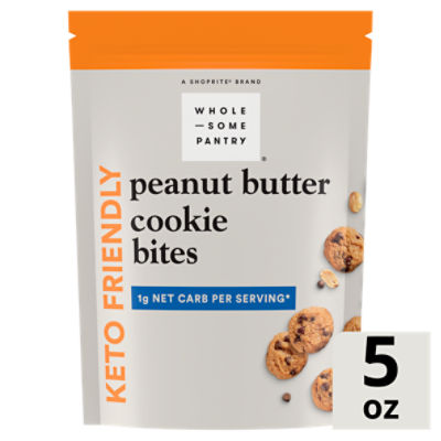 Wholesome Pantry Peanut Butter Cookie Bites with Chocolate Chips, 5 oz
