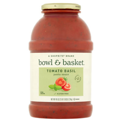 Bowl & Basket Tomato Basil Pasta Sauce, 45 oz