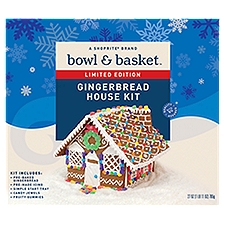 Bowl & Basket Gingerbread House Kit Limited Edition, 27 oz