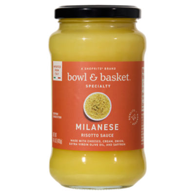 Bowl & Basket Specialty Milanese Risotto Sauce, 14.5 oz, 14.5 Ounce