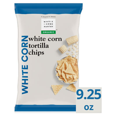 Wholesome Pantry Organic White Corn Tortilla Chips, 9.25 oz