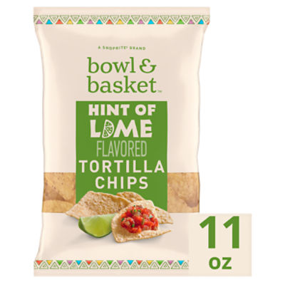 Bowl & Basket Hint of Lime Flavored Tortilla Chips, 11 oz