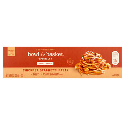 Bowl & Basket Specialty Plant-Based Chickpea Spaghetti Pasta, 8 oz