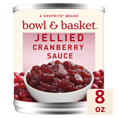 Bowl & Basket Jellied Cranberry Sauce, 8 oz, 8 Ounce