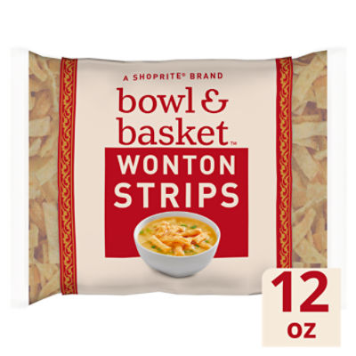 Bowl & Basket Wonton Strips, 12 oz