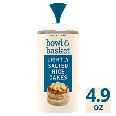 Bowl & Basket Lightly Salted Rice Cakes, 4.9 oz, 4.9 Ounce