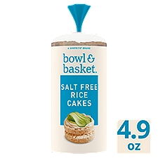 Bowl & Basket Salt Free Rice Cakes, 4.9 oz