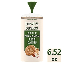 Bowl & Basket Apple Cinnamon Rice Cakes, 6.52 ounce