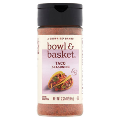 Bowl & Basket Taco Seasoning, 2.25 oz, 2.25 Ounce