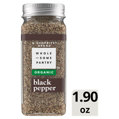 Wholesome Pantry Organic Black Pepper, 1.90 oz