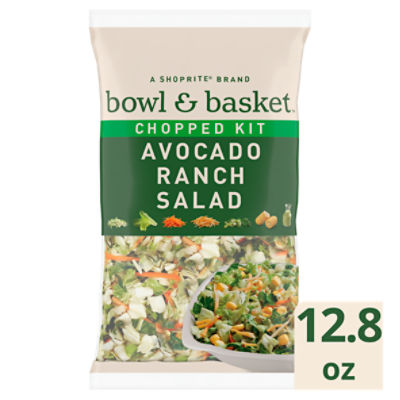 Bowl & Basket Chopped Avocado Ranch Salad Kit, 12.8 oz, 1 Each