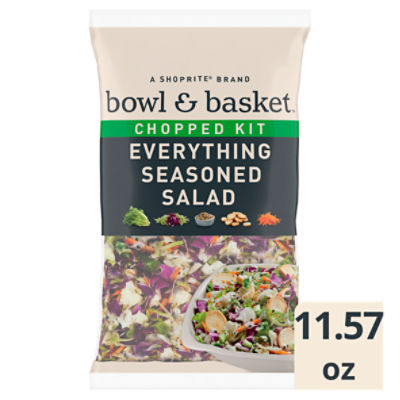 Bowl & Basket Everything Seasoned Salad Chopped Kit, 11.57 oz