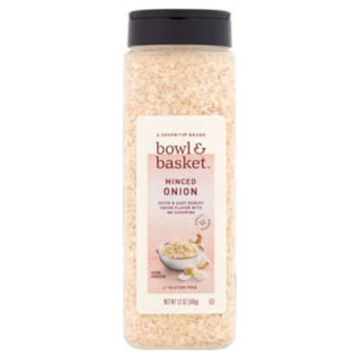 Bowl & Basket Minced Onion, 12 oz, 12 Ounce