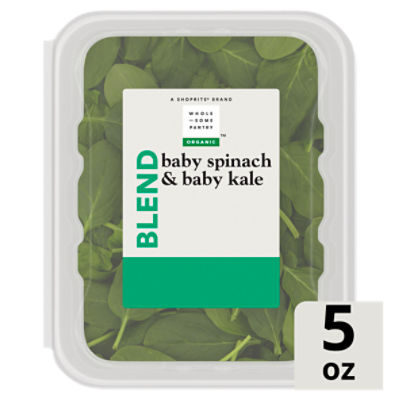 Wholesome Pantry Organic Blend Baby Spinach & Baby Kale, 5 oz, 5 Ounce