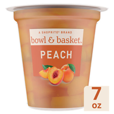 Bowl & Basket Peach Chunks in Extra Light Syrup, 7 oz