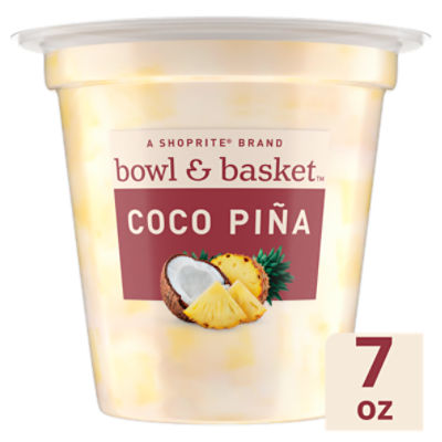 Bowl & Basket Coco Piña Pineapple Chunks in Sweetened Coconut Milk & Water, 7 oz, 7 Ounce