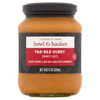 Bowl & Basket Thai Red Curry Simmer Sauce, 10.82 fl oz, 10.82 Fluid ounce