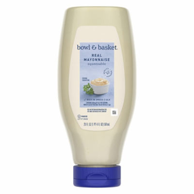 Bowl & Basket Squeeze Bottle Mayonnaise, 20 fl oz