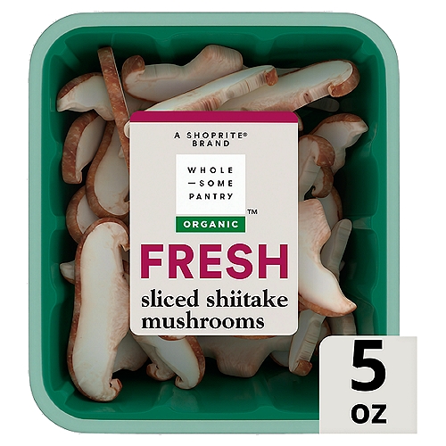 Wholesome Pantry Organic Sliced Shiitake Mushrooms, 5 oz