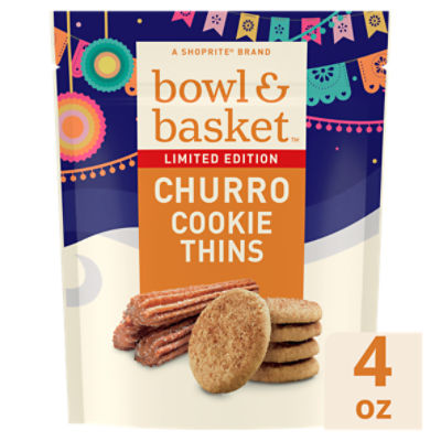 Bowl & Basket Churro Cookie Thins Limited Edition, 4 oz
