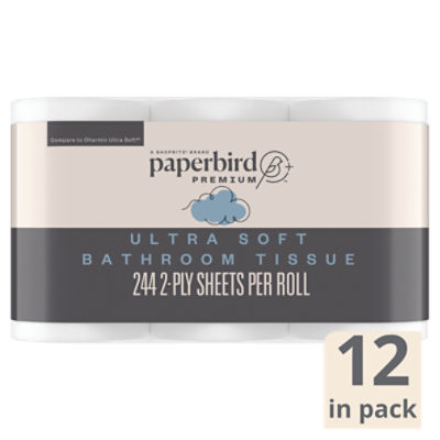 Paperbird Premium Ultra Soft Bathroom Tissue, 12 count, 29.28 Each