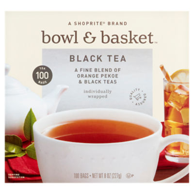 Bowl & Basket Black Tea Bags, Kosher For Passover, 100 count, 8 oz