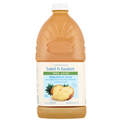 Bowl & Basket 100% Pineapple Juice, 64 fl oz