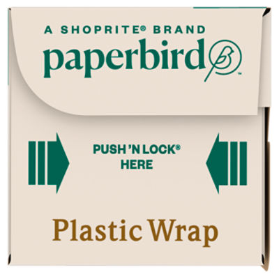 Paperbird 100 sq ft Clear Plastic Wrap Blade Cutter