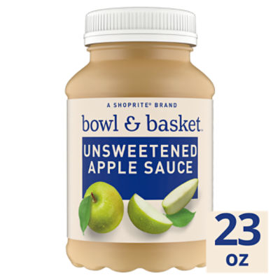 Bowl & Basket Unsweetened Apple Sauce Kosher for Passover, 23 oz