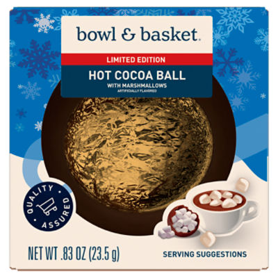 Bowl & Basket Hot Cocoa Ball with Marshmallows Limited Edition, .83 oz