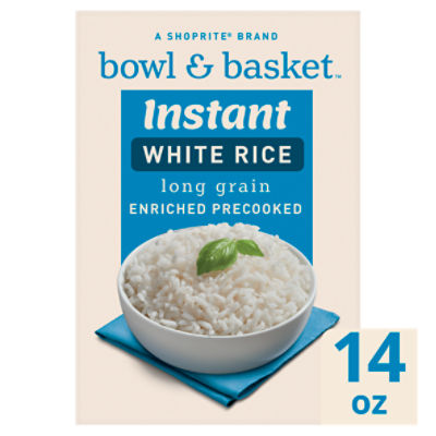 Bowl & Basket Instant Long Grain White Rice, 14 oz