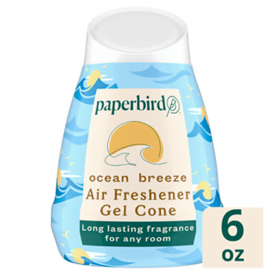 Paperbird Ocean Breeze Air Freshener Gel Cone, 6 oz
