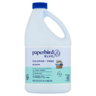Paperbird Blue Chlorine - Free Bleach, 81 fl oz