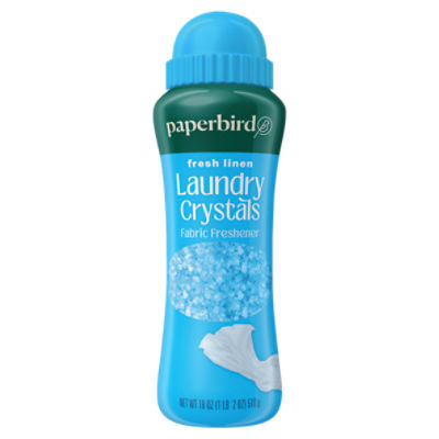 Paperbird Fresh Linen Fabric Freshener Laundry Crystals, 18 oz