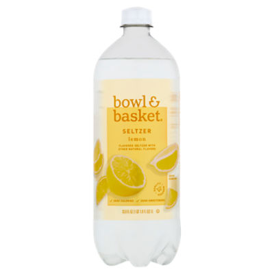 Bowl & Basket Lemon Seltzer, 33.8 fl oz