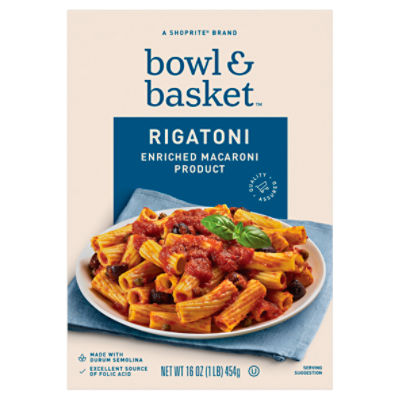 Bowl & Basket Rigatoni, 16 oz