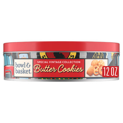 Bowl & Basket Special Vintage Collection Butter Cookies, 12 oz, 12 Ounce