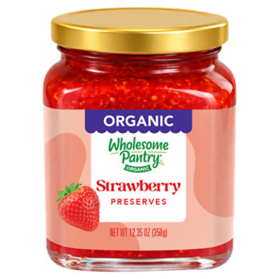 Wholesome Pantry Organic Strawberry Preserves, 12.35 oz