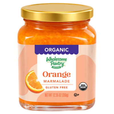 Wholesome Pantry Organic Orange Marmalade, Kosher for Passover, 12.35 oz