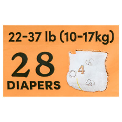 Well Everyday Baby Diapers, Size 4, 22-37 lb, 28 Count Image 2 of 5