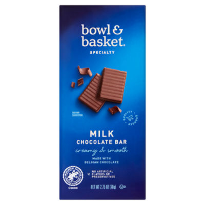 Bowl & Basket Specialty Milk Chocolate Bar, 2.75 oz