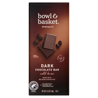 Bowl & Basket Specialty Cold Brew Dark Chocolate Bar, 2.75 oz