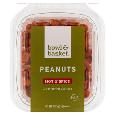 Bowl & Basket Hot & Spicy Peanuts, 9 oz