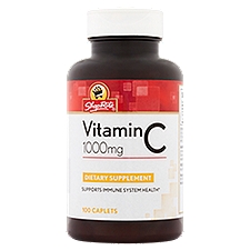 ShopRite Vitamin C Caplets, 1000 mg, 100 count
